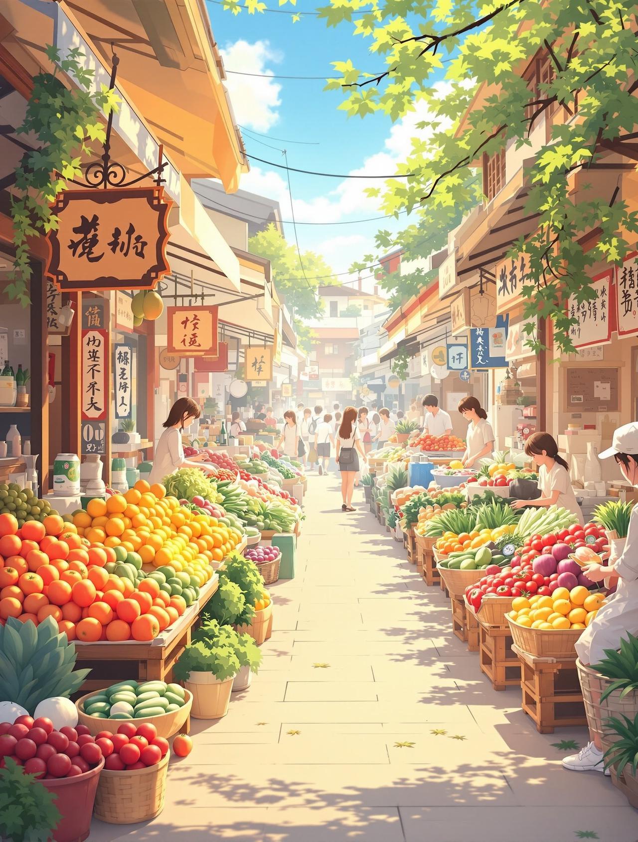 短剧平台 - 清晨菜市场